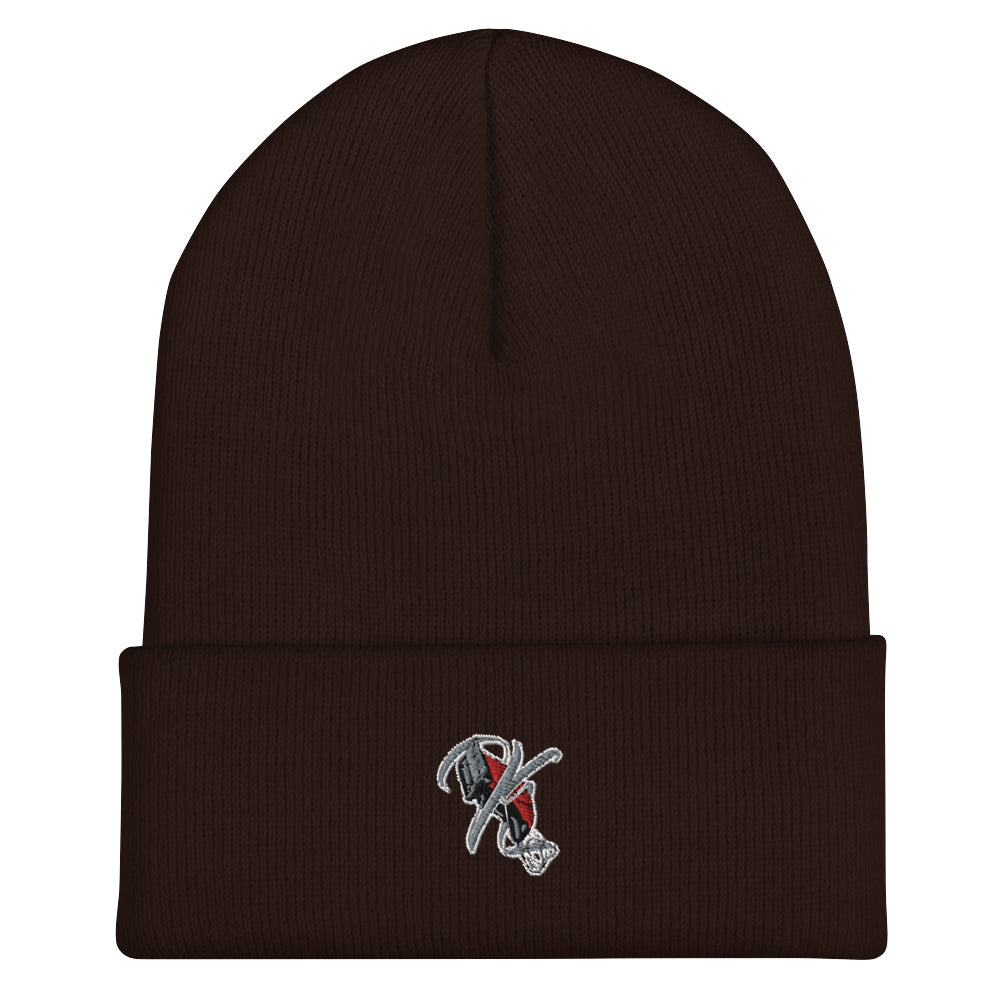 Cijia-Cijia Mens Beanie Hats Rhino Embroidered Casual Knit